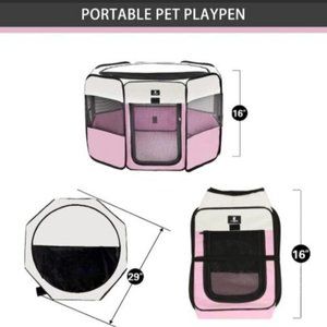 X-ZONE PET Portable Foldable Pet Dog Cat Playpen Crates Kennel/Premium 600D Oxfo